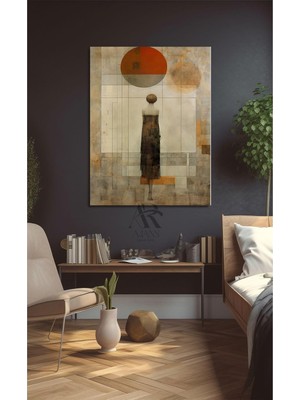 Asitan Human Soyut Kanvas Tablo AR040692 35 x 50