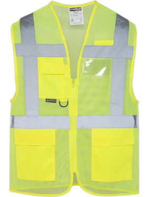 Asitan Olympus Hıgh Vıs Warnıng Vest Kırmızı 4xl-1