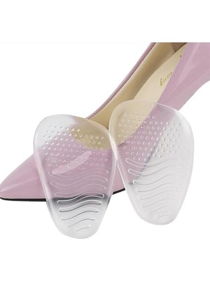 Asitan 2 Çift -Stiletto, Metatarsal Destekli, Yapışkanlı Jel Silikon, Kaydırmaz, Rahatlatıcı, Ayakk