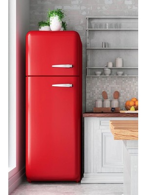 Asitan Parlak Kırmızı Kendinden Yapışkanlı Kaplama Folyosu 61 cm x 2 mt