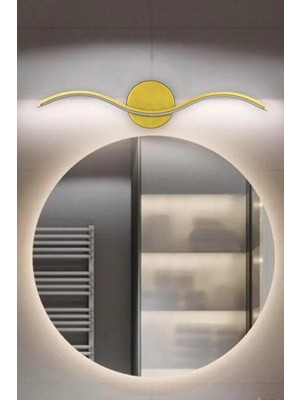 Asitan Legacy Wave Modern Tasarım Eskitme Renk Gün Işığı Ledli Banyo - Mutfak - Salon LED Duvar Aplik