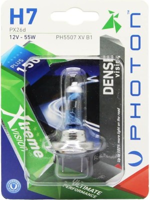 Asitan Photon Ampul H7 12V 55W Xtreme Vision +%150 Fazla Işık (Tekli Blister) Pht PH5507 Xv B1