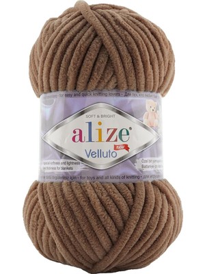 Asitan Alize Velluto Kadife El Örgü Ipliği 5 Adet (466)