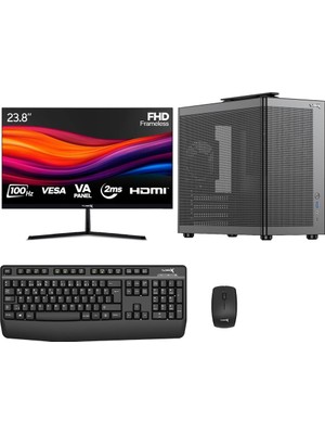 Asitan TX8325 Ultra 5 225 32GB Ddr5 Ram 1tb Nvme 23.8 Inç Monitör Masaüstü Ofis Hazır Sistem
