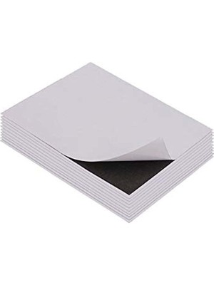 Asitan Dünya Magnet 50 Adet Kendinden Yapışkanlı Fotoğraf Magneti, 10CM x 15CM Levha Foto Mıknatıs