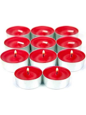 Asitan Tealight Mum Seti, Para Mum, Çaydanlık Mumu, Dekorasyon ve Özel Günler Için Fondü Kokulu, Zar