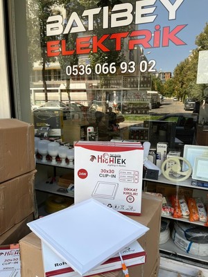 Asitan Hightek LED Panel, 30X30 Cm, 24W, Clip-In Tavan Tipi, Beyaz