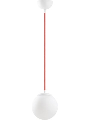 Asitan Modern Tekli Sarkıt Avize Pütürlü Beyaz Yatak Odası ve Salon Için E27 Uyumlu, BEYAZ-2141