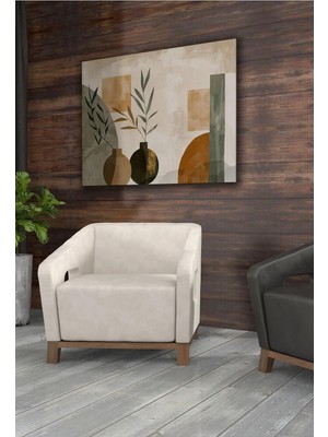 Asitan Soyut Vazolar Dekoratif Kanvas Tablo 80 x 120