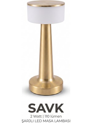 Şavk Akrilik LED Masa Lambası 3ın1