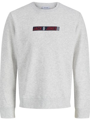 Jack & Jones Jjmunk Erkek Bisiklet Yaka Sweatshirt Rahat Günlük
