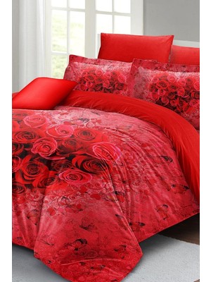 Asitan Love Art Çift Kişilik Nevresim Takımı Pamuk Saten - 200X220 Cm, MONOHOME24895