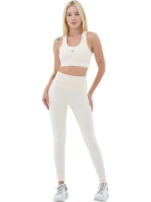 Asitan Aero Motion - Bej Yüksek Bel Push-Up Toparlayıcı Tayt