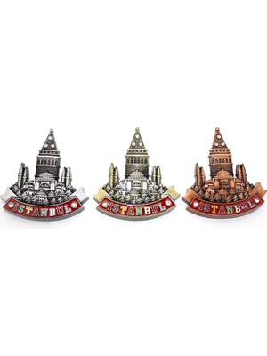 Asitan Istanbul Temalı Metal Magnet