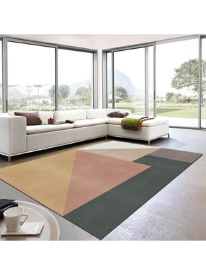 Asitan Fobcolors Kadife Pamuk Tabanlı Yıkanabilen Kaydırmaz Antibakteriyel Salon Halısı 120X180