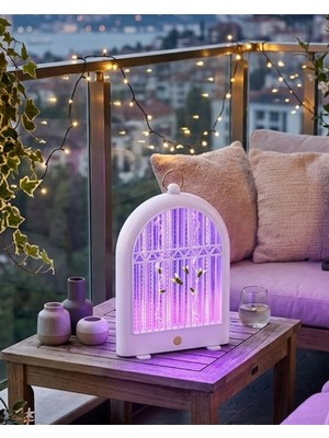 Teknodayım 10W Güçlü Sivrisinek Lambası Balkon Bahçe Için Uygun