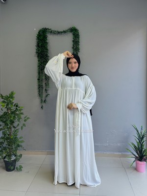 Yüsra Collection Papatya Nakışlı Liza Elbise