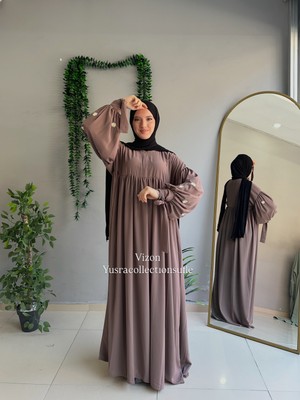 Yüsra Collection Papatya Nakışlı Liza Elbise
