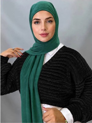 ALDAIYR Hazır Pratik Lüks Boru Boneli Şifon Şal BOA12354