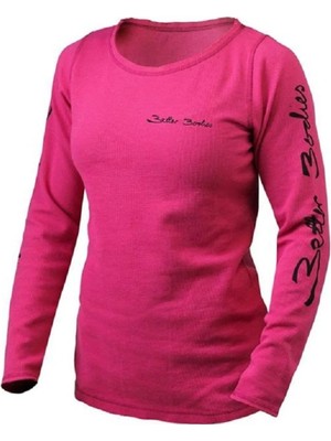 Better Bodies Women's Thermal L-S - Hot Pink