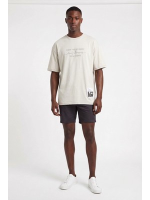Blow Up Future Gen Somany Gri Oversize Erkek T-Shirt 141249