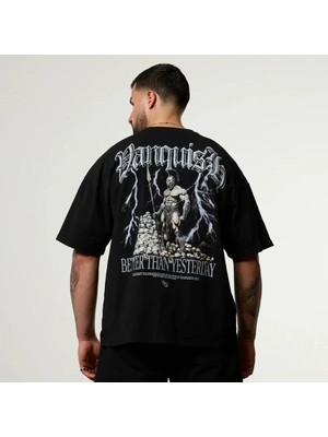 Vanquish Olympus Black Ares Oversized Boxy T Shirt