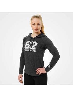 Better Bodies Varsity Hoodie - Graphite Melange