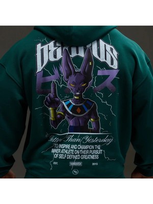 Vanquish Dbs Beerus Green Hoodie