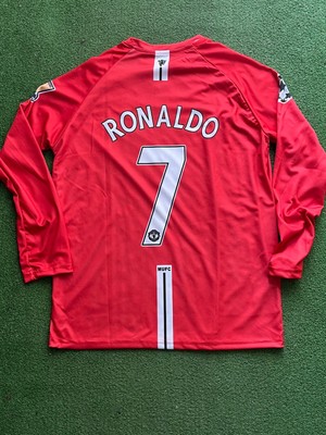 Candy Cup M.united 2008 Moscaw Final Cristiano Ronaldo Uzun  Kırmızı Forması