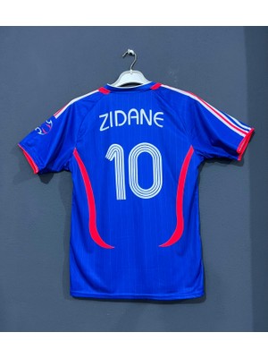 Candy Cup Fransa Mavi 2006 Dünya Kupası Zinedine Zidane Nostalji Forması1