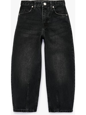 Koton Pamuklu Cepli Rahat Kesim Balon Form Denim Pantolon