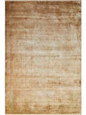 Apex Halı Pantheon 5092 Pt Altın Yumuşak Dokulu Ultra Sık Dokuma Vintage Desenli Şık 120 Tarak Ipek Halı