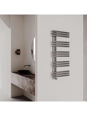 Carisa Alias Paslanmaz Çelik Havlupan Modern Tasarım Satine 100 x 50 cm