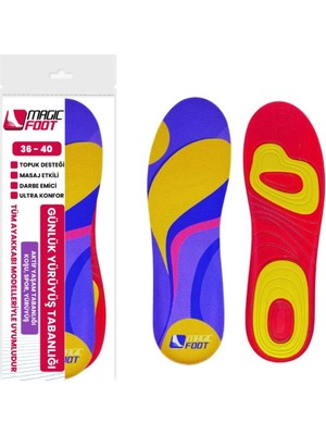 Gelstep Günlük Yürüyüş Tabanlığı- Ortopedik - Koşu, Spor, Yürüyüş - Aktif Yaşam Taban