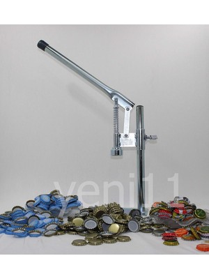 Gazoz Soda Kapağı Kapatma Makinesi +1000 Kapak Şişe Kapatma Aleti