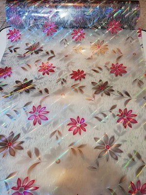 Şeffaf Masa Örtüsü 1,7 mm 80 cm x 140 cm Kalın Desenli Pvc Kaymaz Masa Örtüsü Koruyucu 80 C