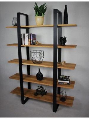 Güvendekorarif Metal Kitaplık