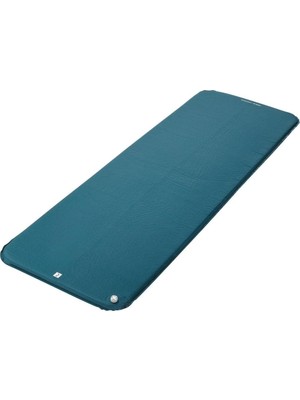 Quechua Kamp Matı, 1 Kişilik, 60 Cm, Koyu Petrol Mavisi, Otomatik Şişen