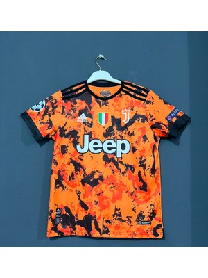 Candy Cup Juventus 2020-21 Sezonu Isimsiz Yetişkin Deplasman Forması (Turuncu) Yeni
