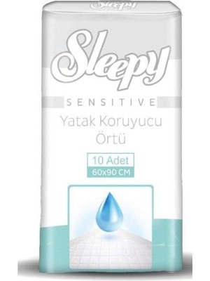 Sensitive Hasta Yatak Koruyucu Örtü 60X90 10 Adet