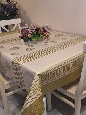Elyaflı Pvc Muşamba - Desenli Silinebilir Masa Örtüsü (140 x 200)
