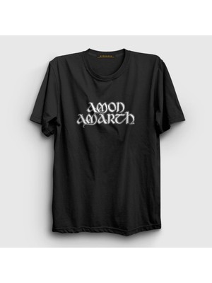 Presmono Unisex Siyah Amon Amarth T-Shirt