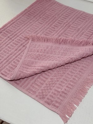 Botti Home %100 Pamuk Saçaklı El ve Yüz Havlusu Seti, Pamuklu Jakarlı Misafir Havlusu 50 x 90 Cm, Çeyizlik Yumuşak Havlu