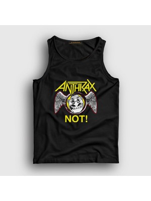 Presmono Unisex Siyah Not Anthrax Atlet