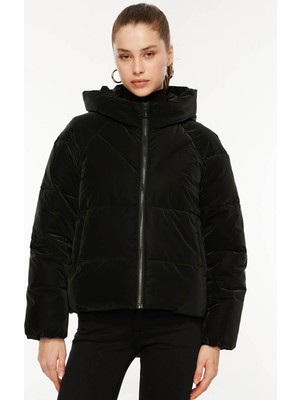 Only Onlece Puffer Siyah Kadın Mont 15318451