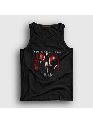 Presmono Unisex Siyah Band Apocalyptica Atlet