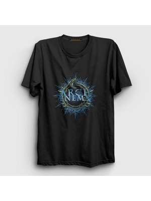 Presmono Unisex Siyah Snake Arch Enemy T-Shirt