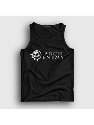 Presmono Unisex Siyah Skull Arch Enemy Atlet