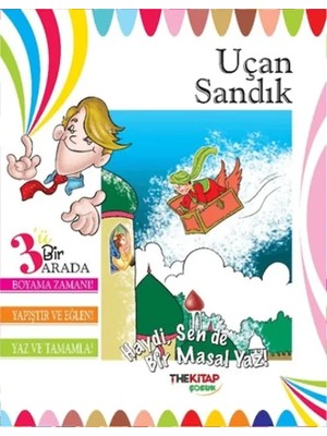 Egecen Uçan Sandık (Üçü Bir Arada Etkinlik Kitabı)