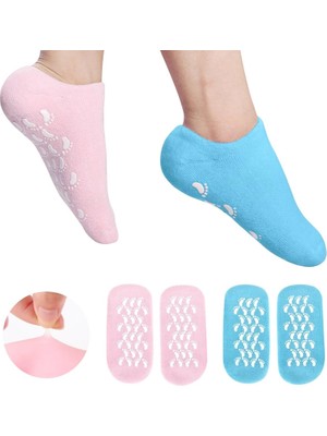 Nevamel® Ayak Nemlendirici Jel Spa Çorabı - Yumuşatıcı Jel Kaplama